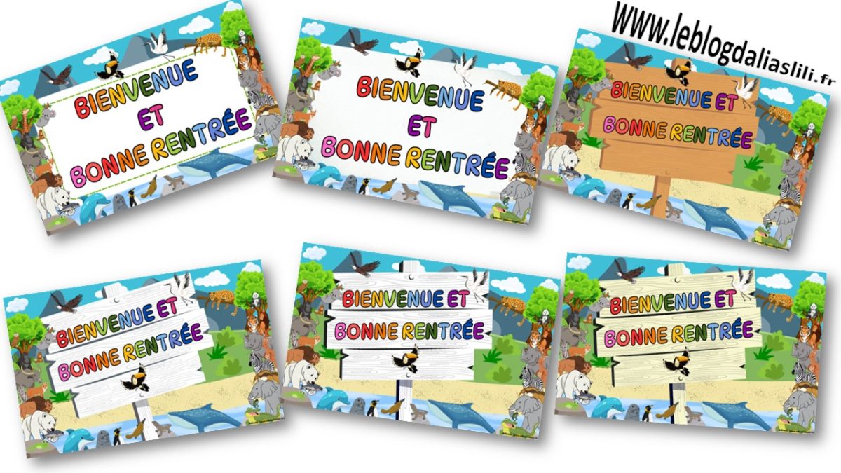Affiche souhaitant la bienvenue et une bonne rentrée - Version 2025 ...